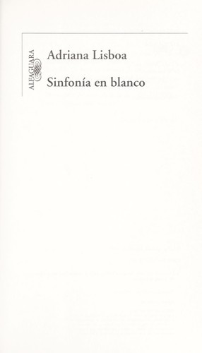 Capa de Sinfonia em Branco